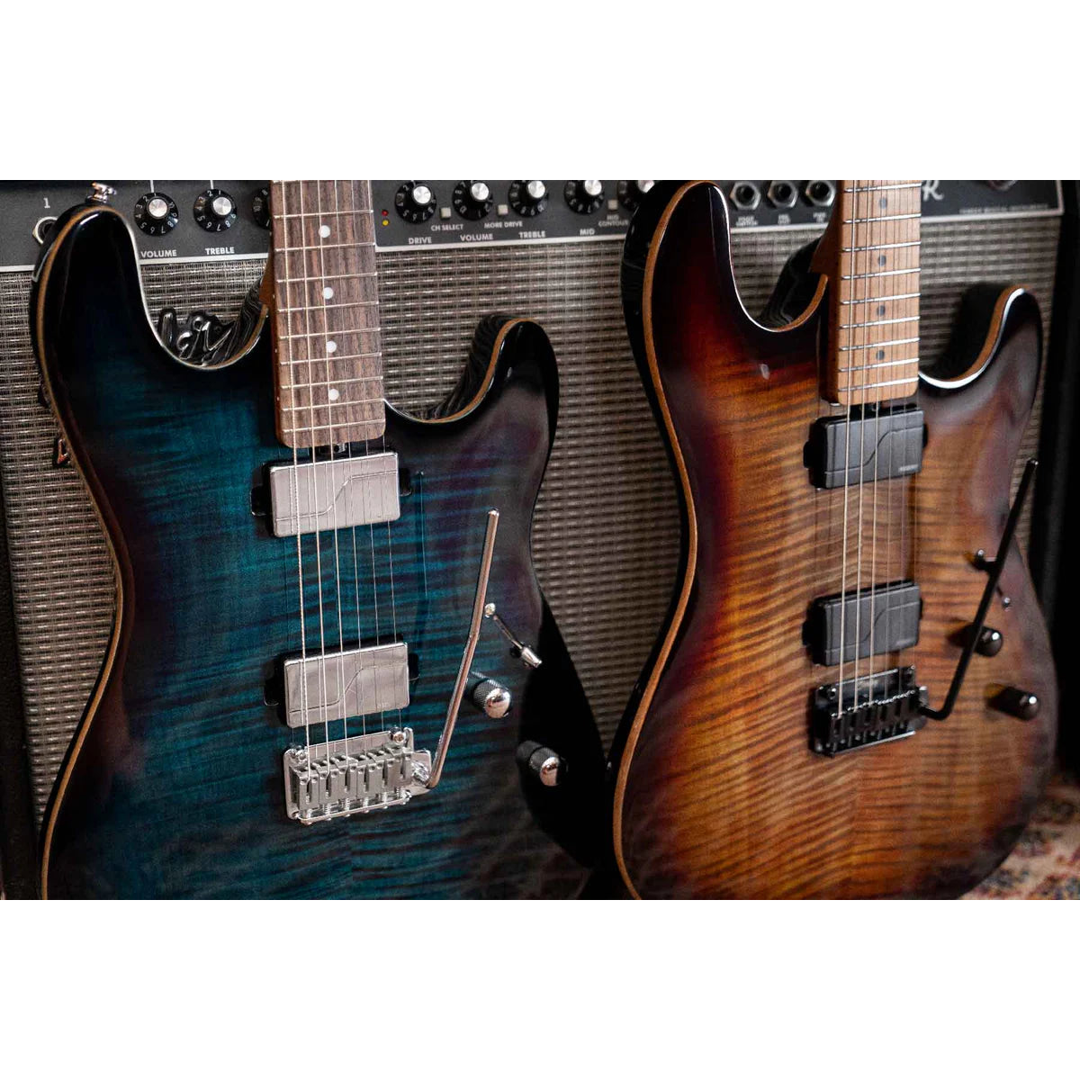 Đàn Guitar Điện Sterling by Music Man Sabre Guitar, Deep Blue Burst