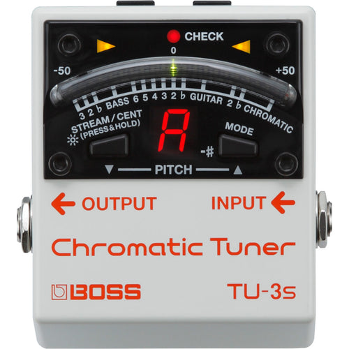 BOSS TU-3S Chromatic Tuner, Digital Pedal