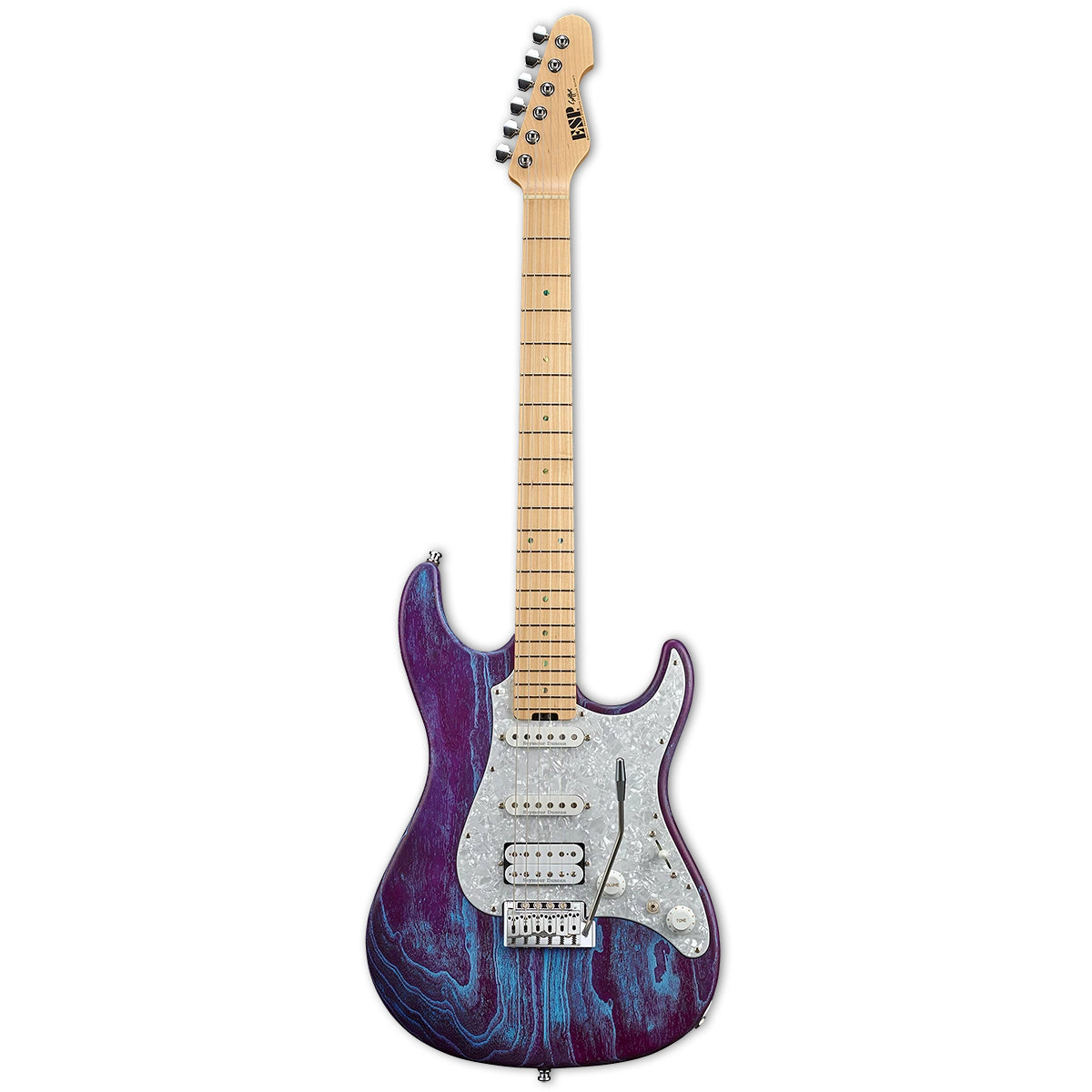 Đàn Guitar Điện ESP SNAPPER CTM, Drift Wood Indigo Purple w/ Blue Filler