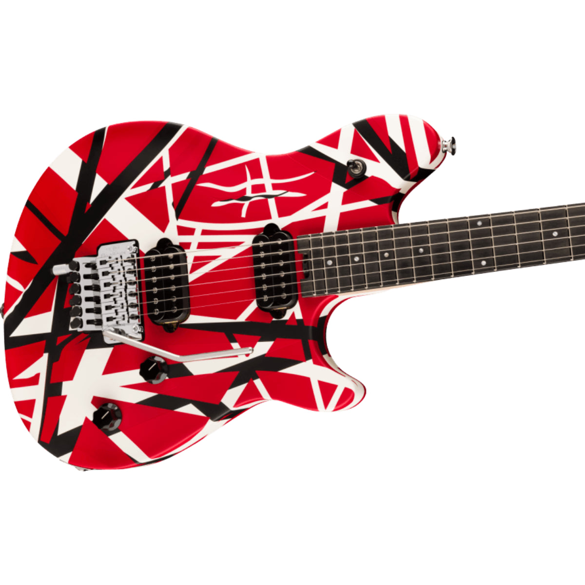 Đàn Guitar Điện EVH Wolfgang Special Striped, Red with Black and White Stripes