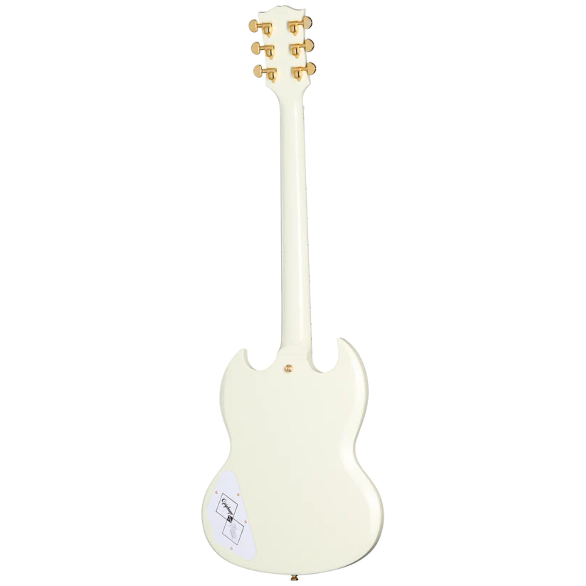 Đàn Guitar Điện Epiphone 1963 Les Paul SG Custom With Maestro Vibrola Classic White