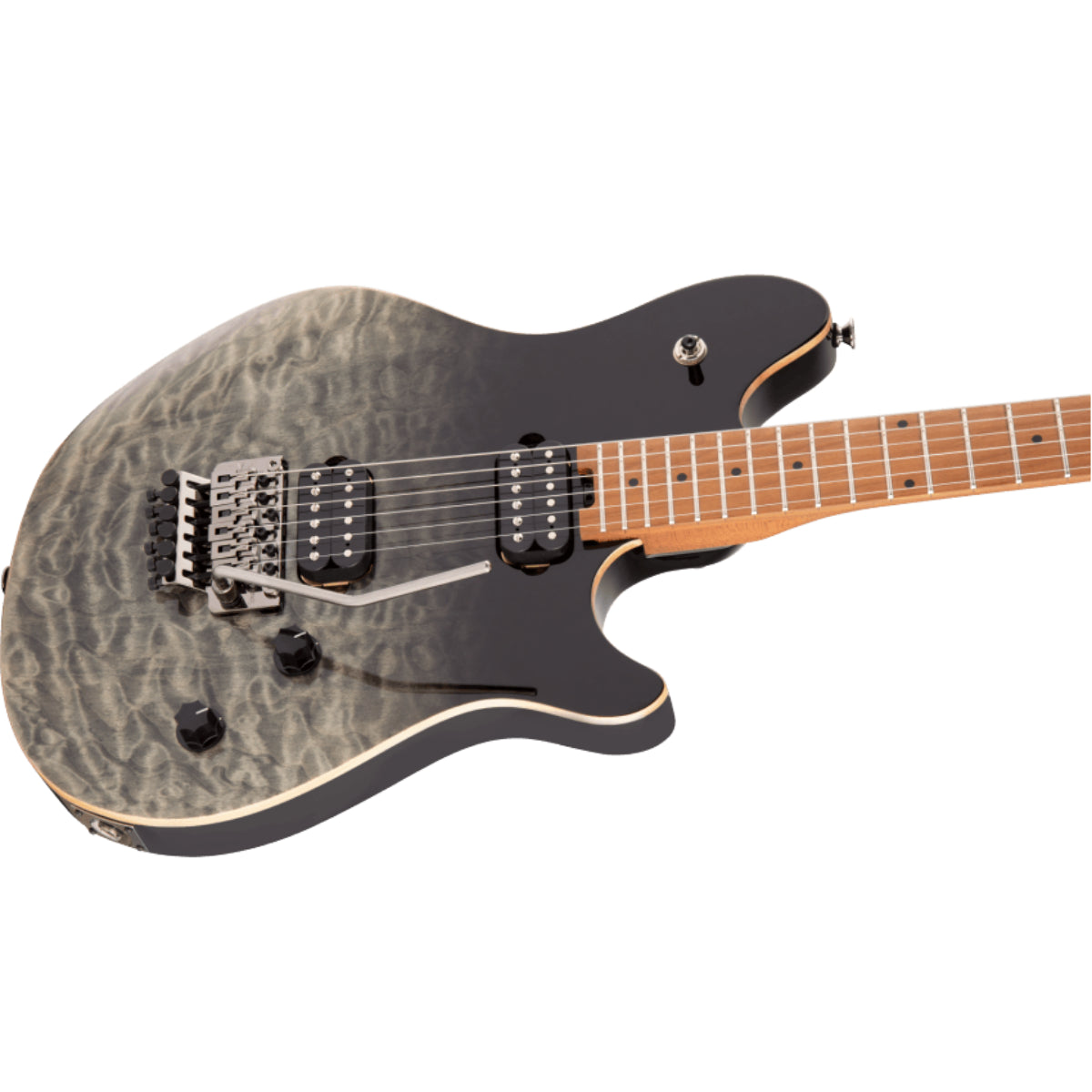 Đàn Guitar Điện EVH Wolfgang WG Standard QM, Baked Maple Fingerboard, Black Fade