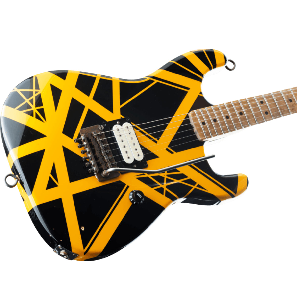 Đàn Guitar Điện EVH Limited Edition ’79 Bumblebee, Black with Yellow Stripes