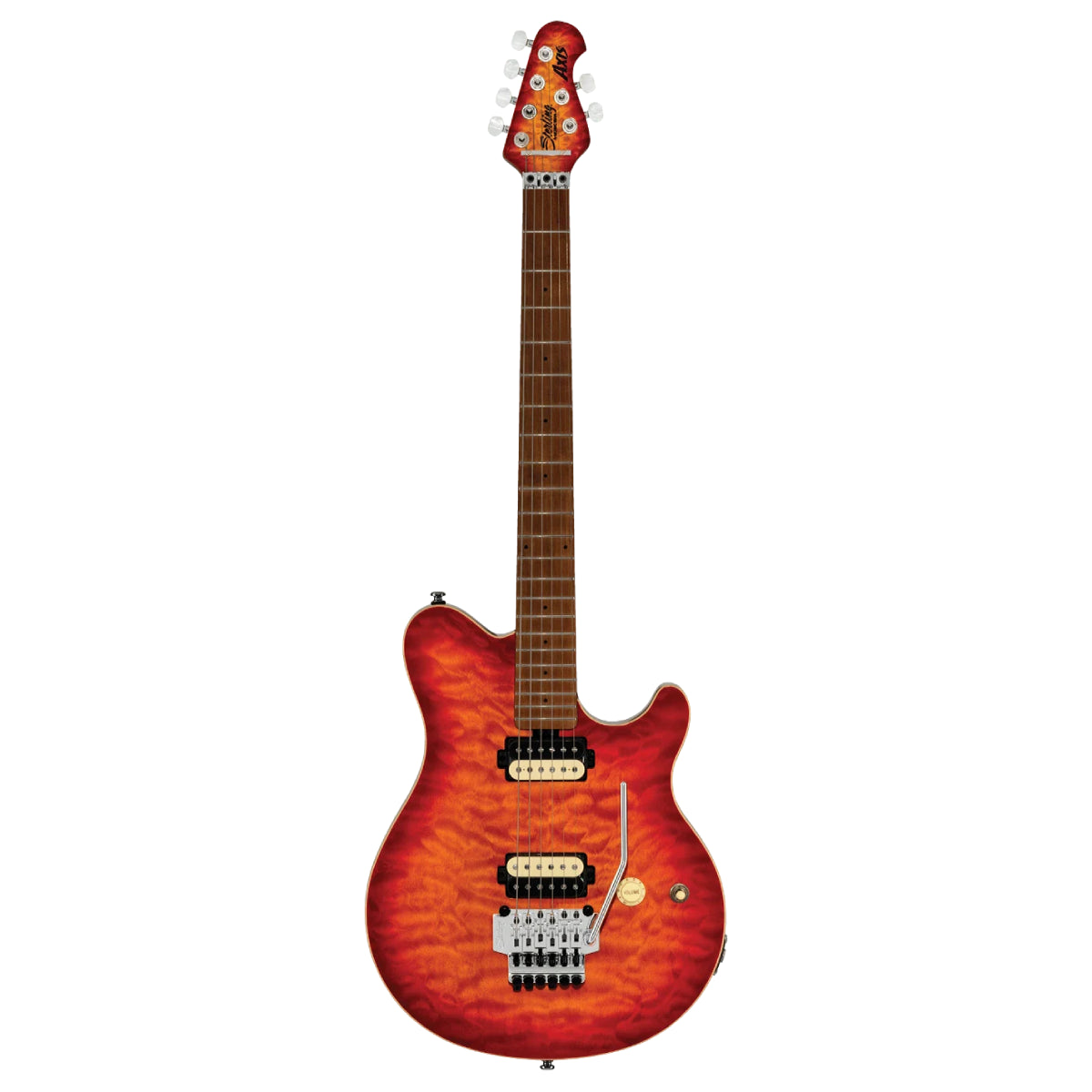 Đàn Guitar Điện Sterling by Music Man AX50QM Axis, Lava Burst
