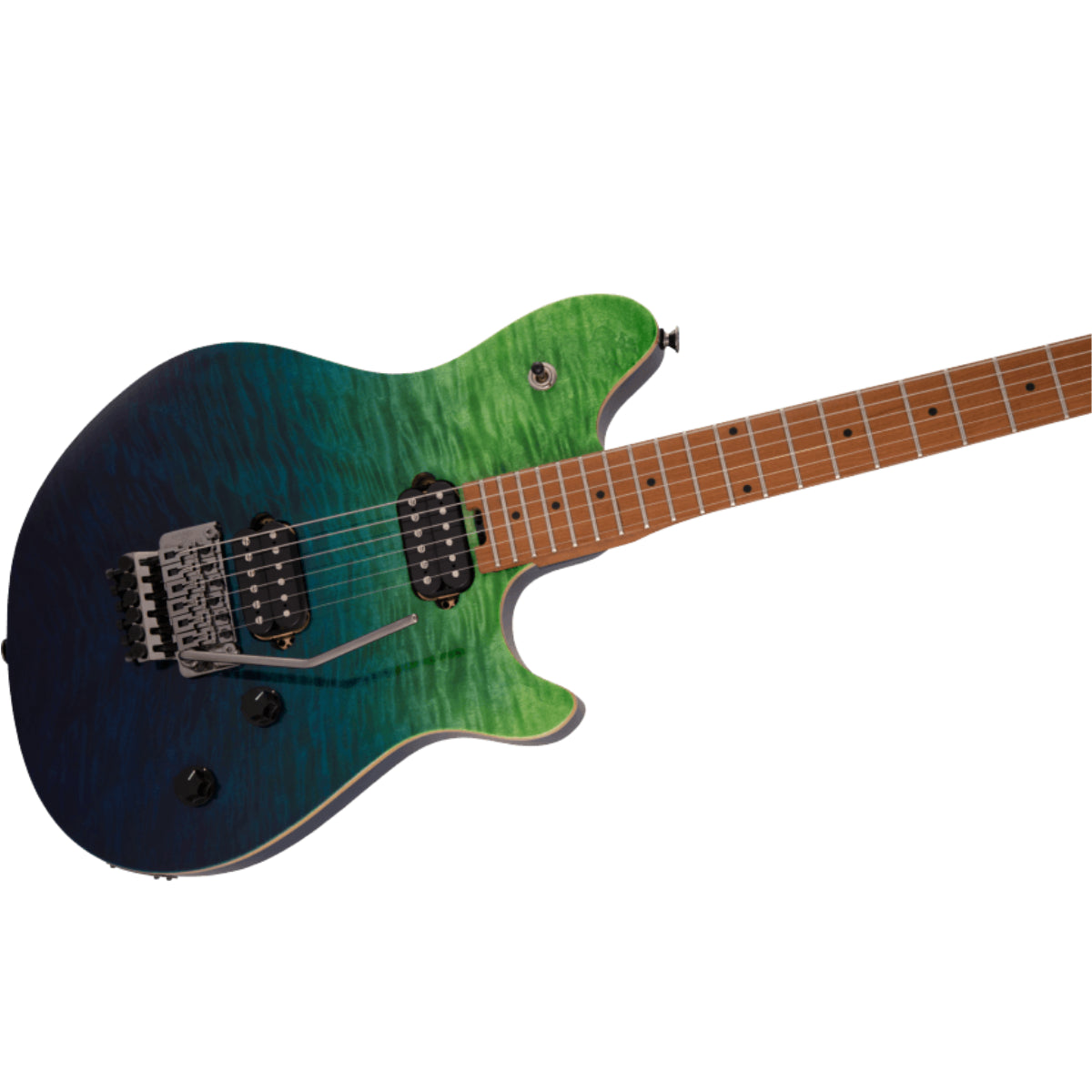 Đàn Guitar Điện EVH Wolfgang WG Standard QM, Baked Maple Fingerboard, Tahiti Night