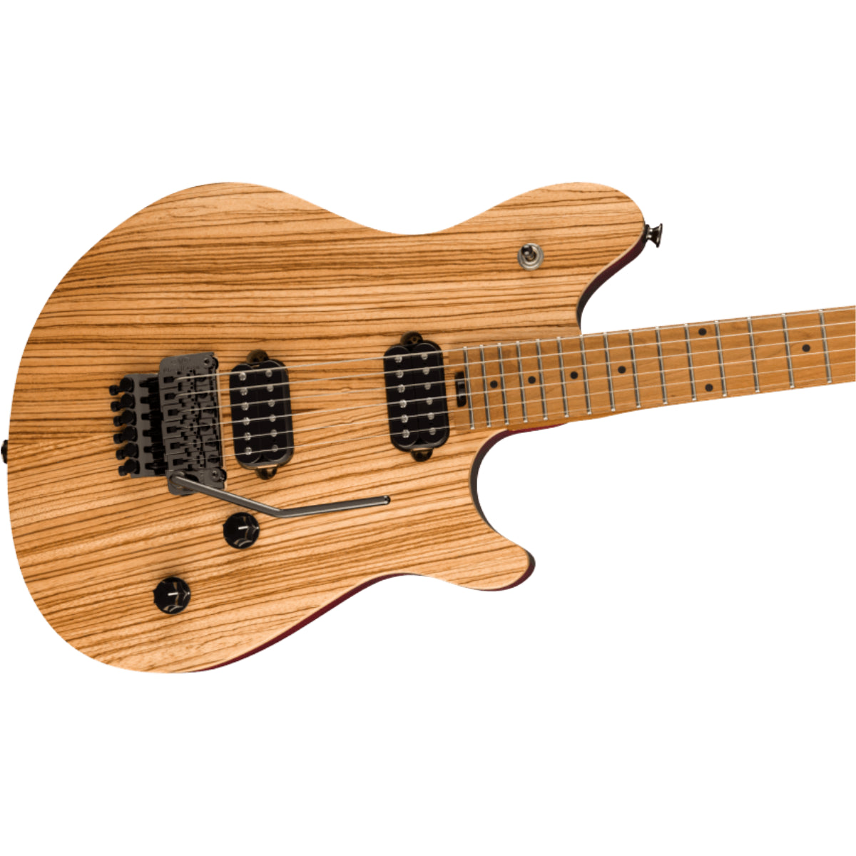 Đàn Guitar Điện EVH Wolfgang WG Standard Exotic Zebrawood, Natural