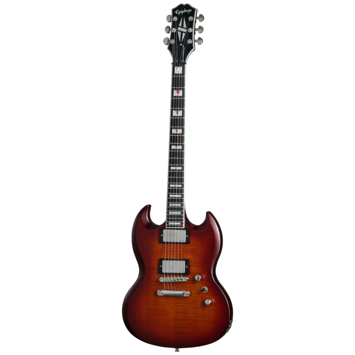 Đàn Guitar Điện Epiphone SG Prophecy màu Aged Bengal Tiger Burst
