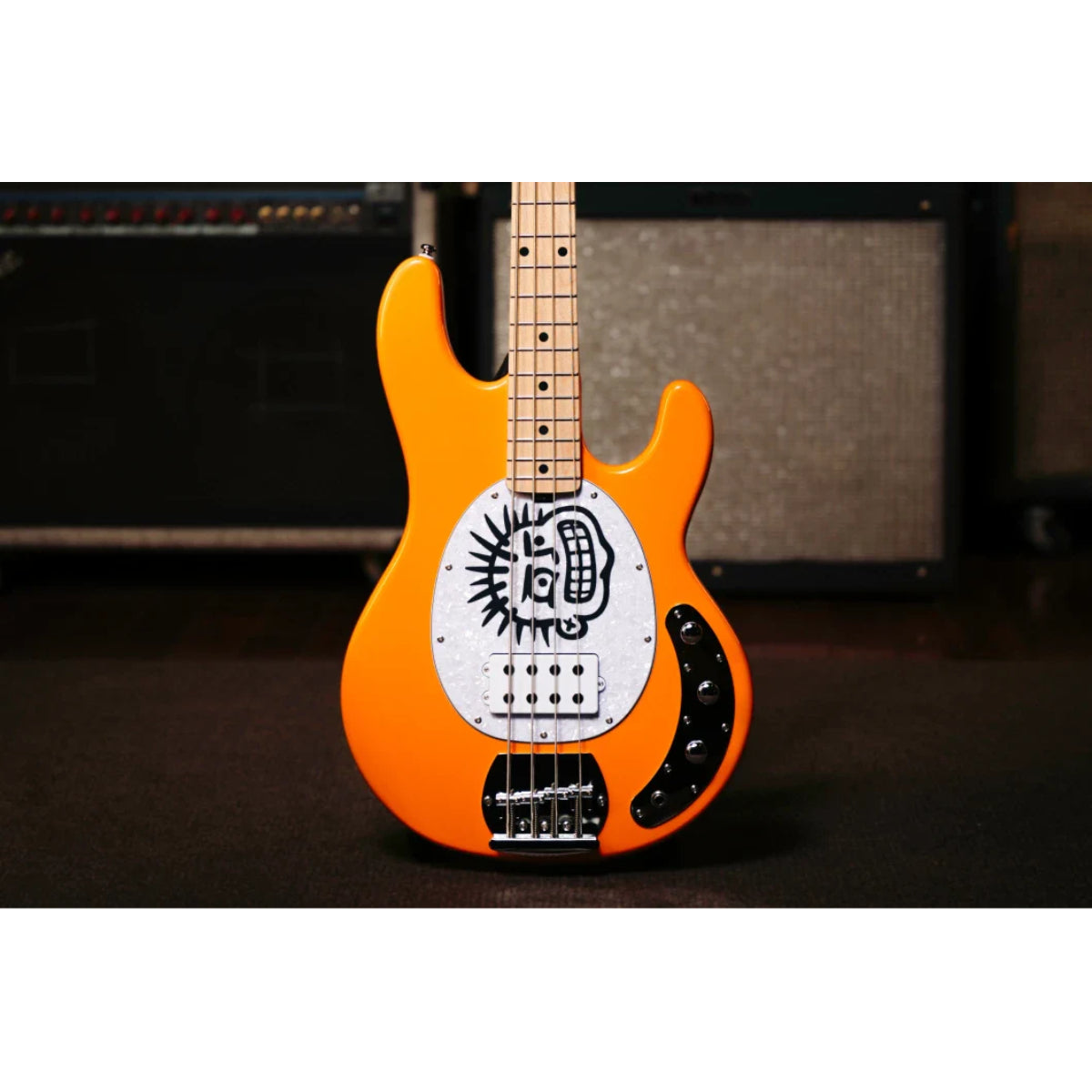 Đàn Guitar Bass Sterling by Music Man Mike Herrera Artist Series StingRay Bass, Orange Creamsicle