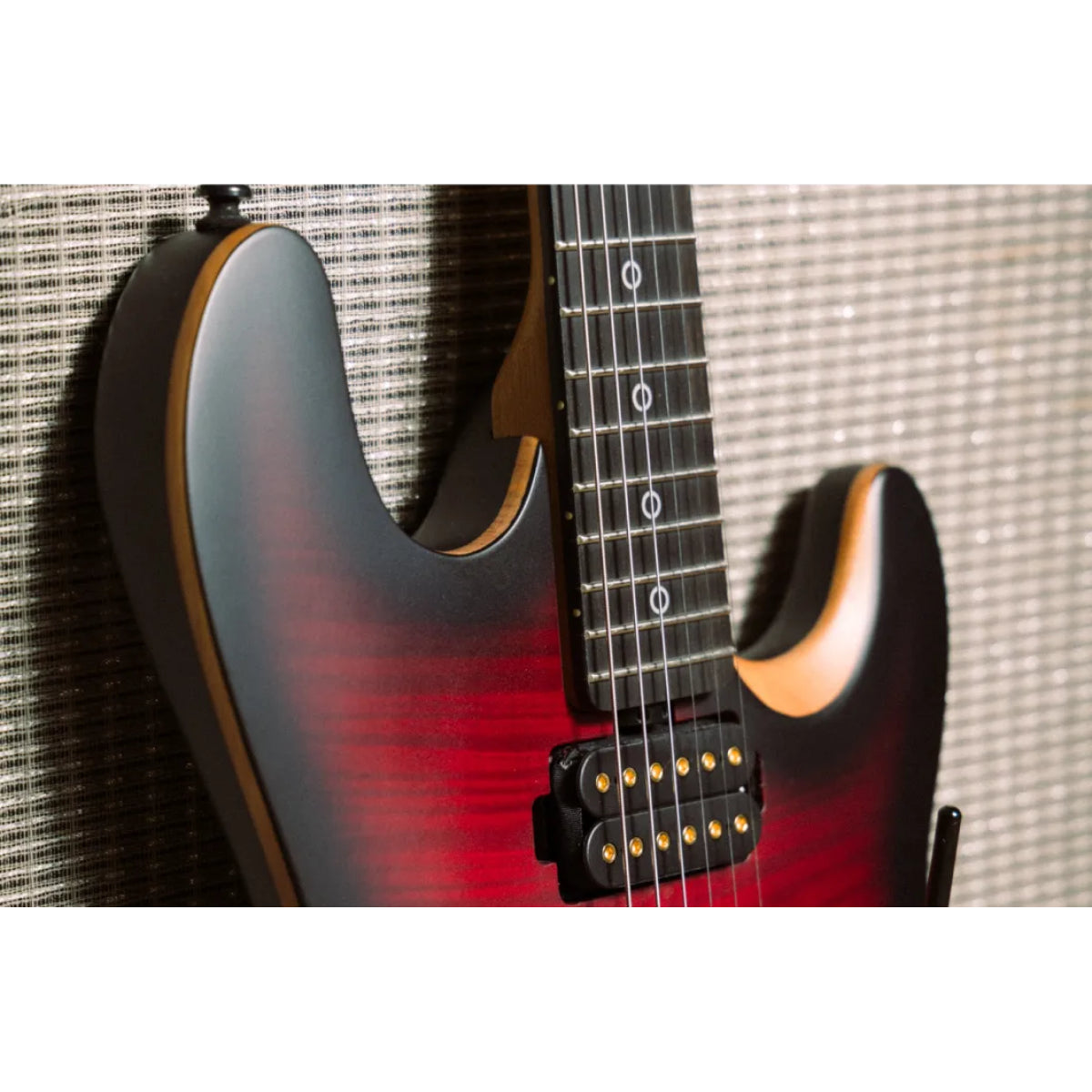 Đàn Guitar Điện Sterling by Music Man Rabea Massaad Artist Series Sabre, Blood Flame Burst