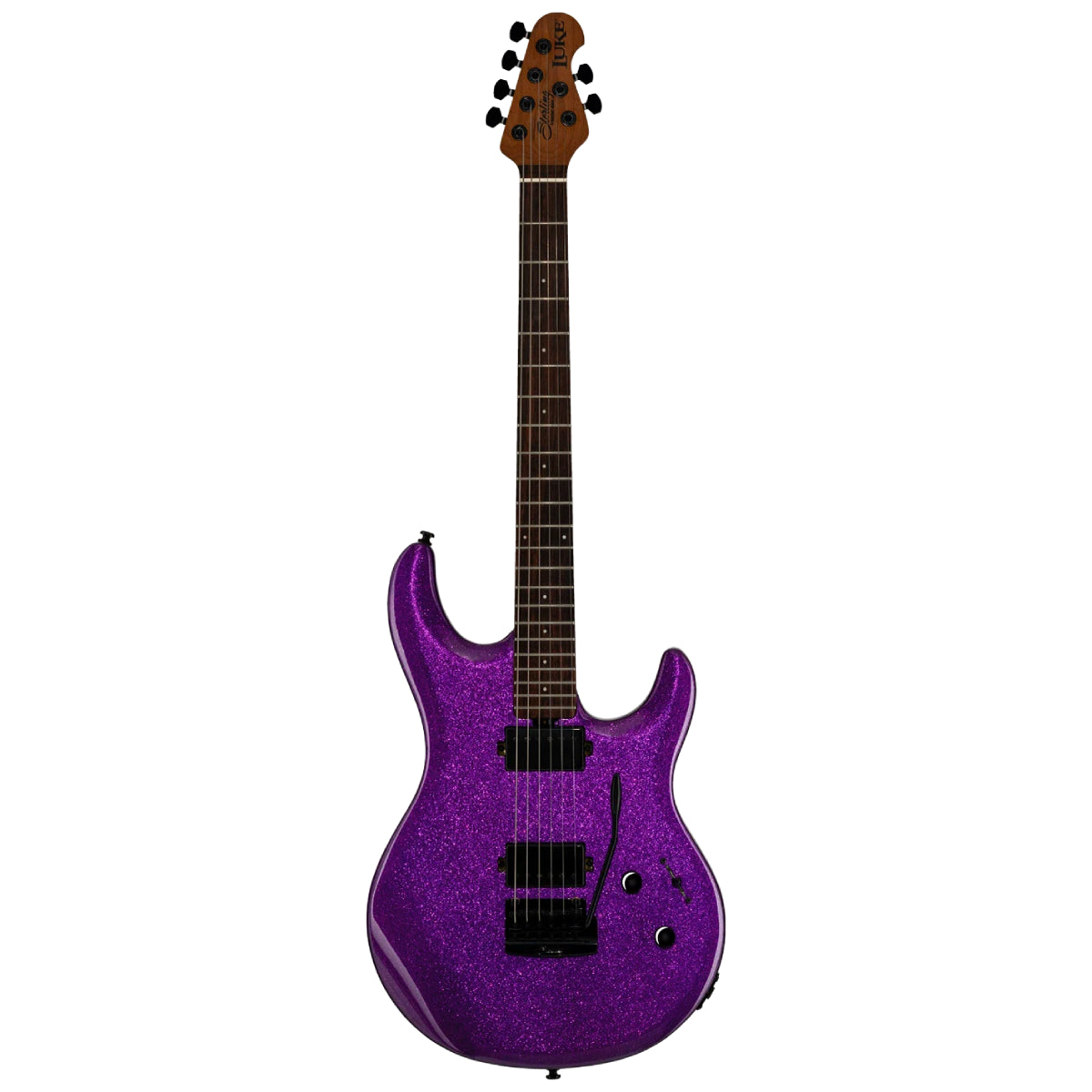Đàn Guitar Điện Sterling by Music Man Luke LK100 Steve Lukather Signature, Purple Sparkle