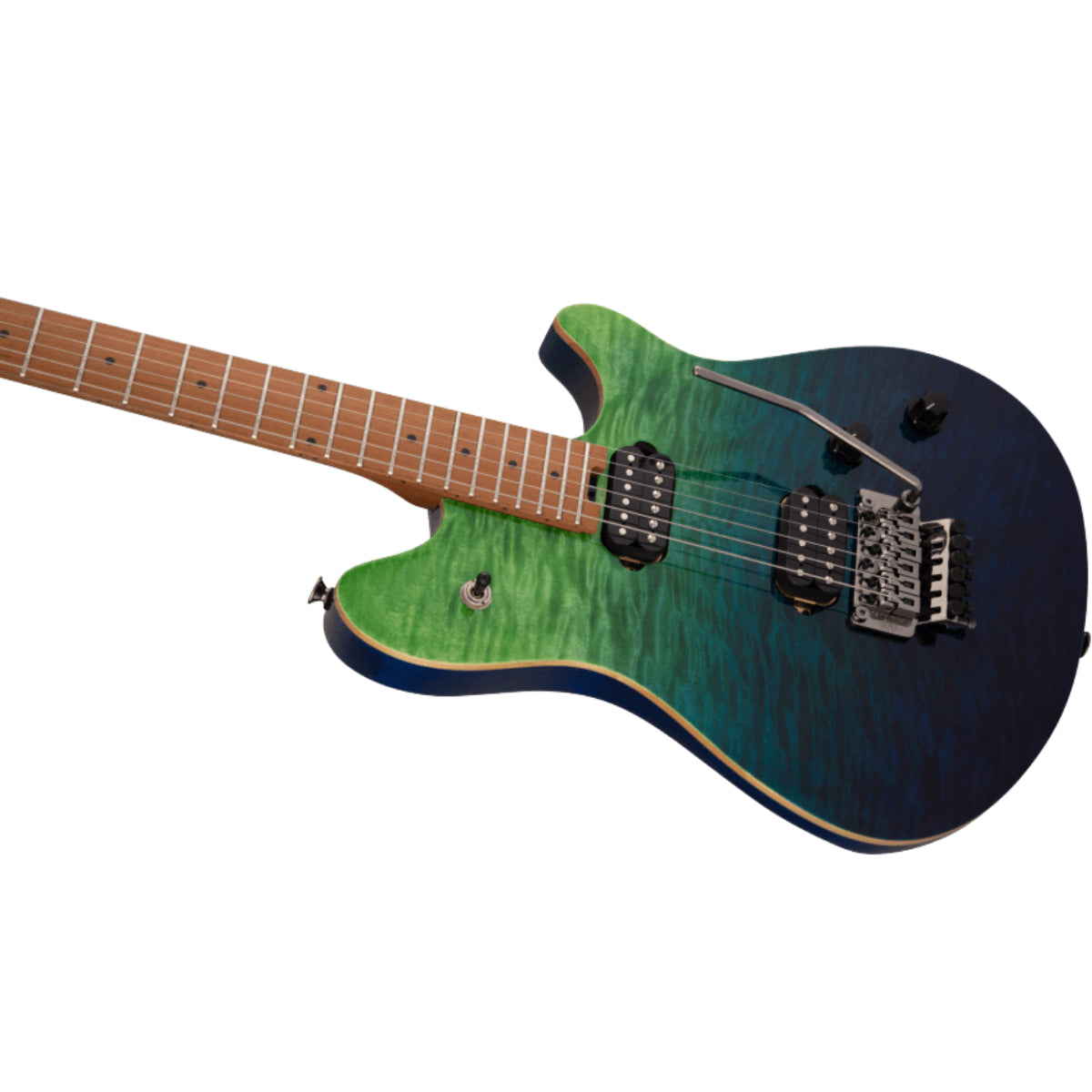 Đàn Guitar Điện EVH Wolfgang WG Standard QM, Baked Maple Fingerboard, Tahiti Night