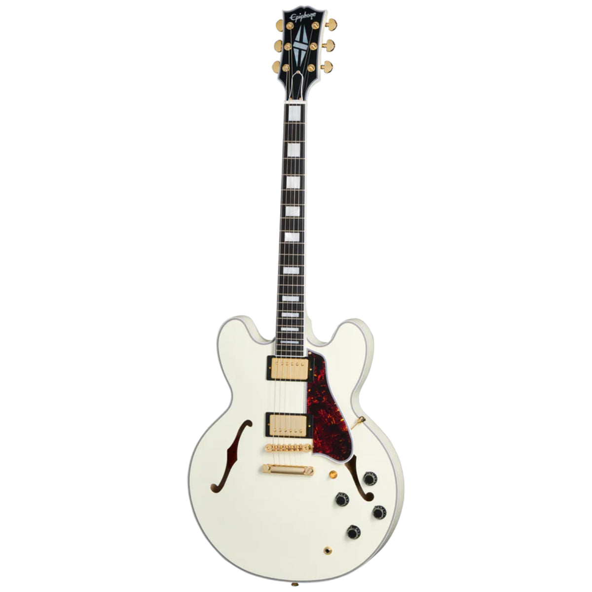 Đàn Guitar Điện Epiphone 1959 ES355 Semi Hollow Electric Guitar Classic White