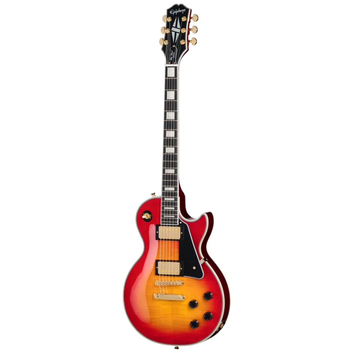 Đàn Guitar Điện Epiphone Les Paul Custom HH, Ebony Fingerboard màu Heritage Cherry Sunburst Exclusive