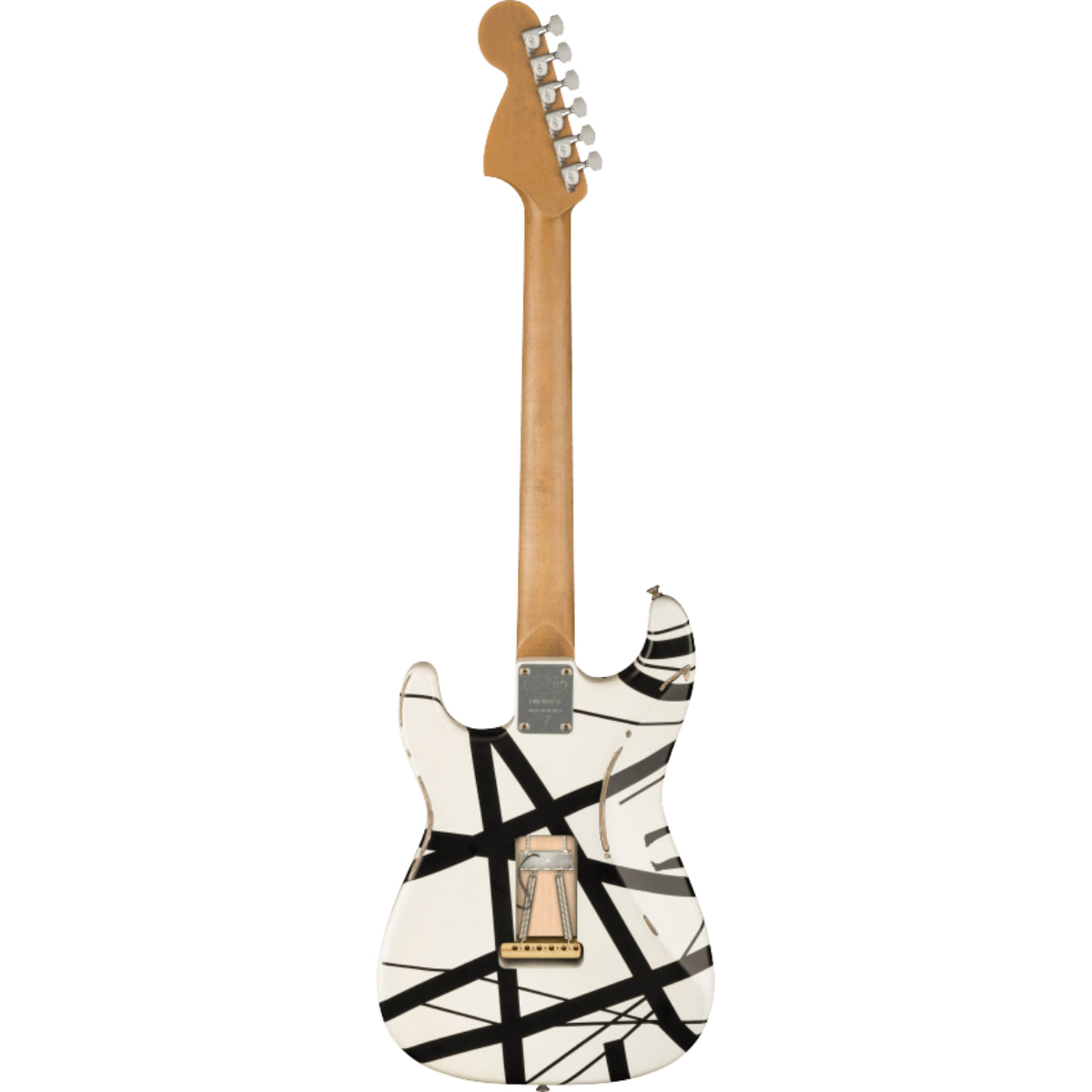 Đàn Guitar Điện Striped Series 78 Eruption, White with Black Stripes Relic