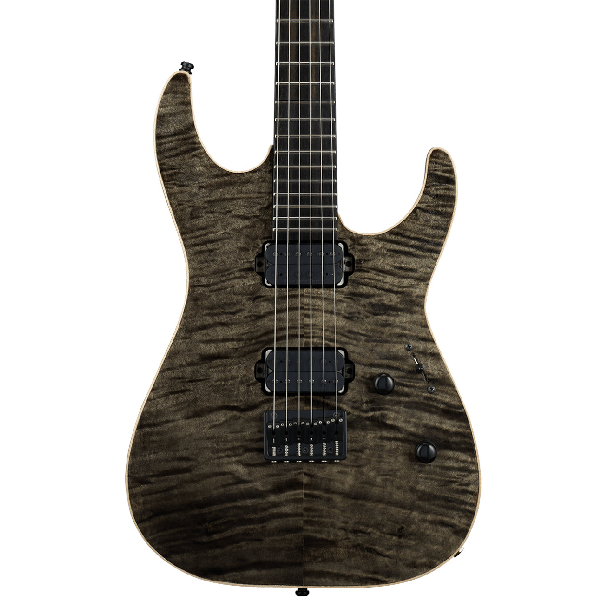 Đàn Guitar Điện ESP Edwards E-M-II CTM, Smoky Black