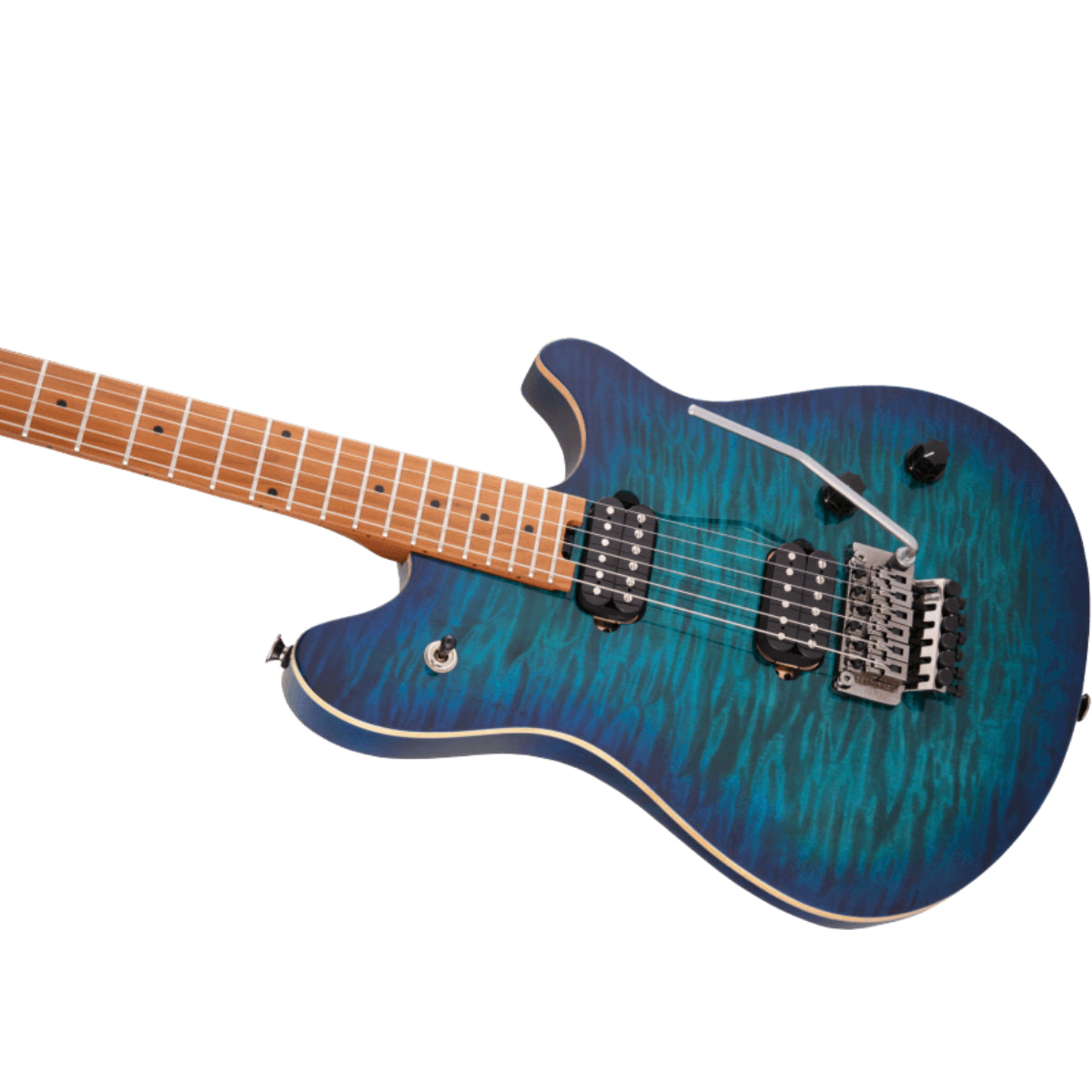 Đàn Guitar Điện EVH Wolfgang WG Standard QM, Baked Maple Fingerboard, Chlorine Burst