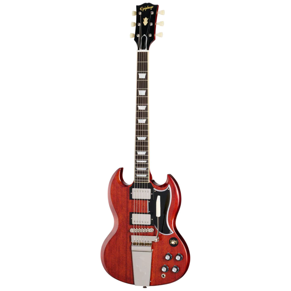 Đàn Guitar Điện Epiphone 1964 SG Standard Reissue With Maestro Vibrola Cherry Red