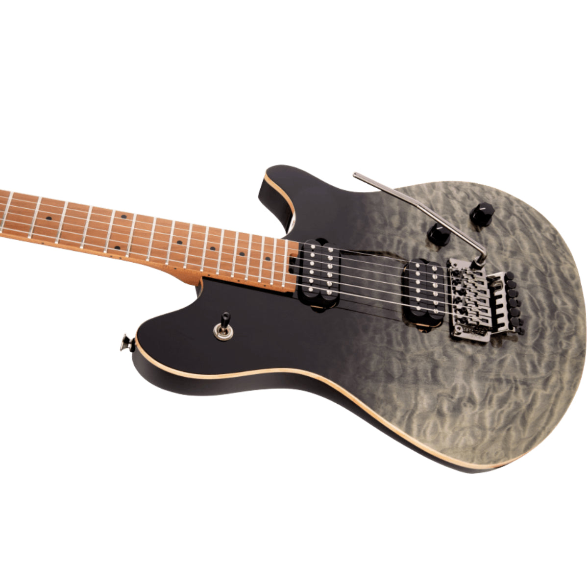 Đàn Guitar Điện EVH Wolfgang WG Standard QM, Baked Maple Fingerboard, Black Fade