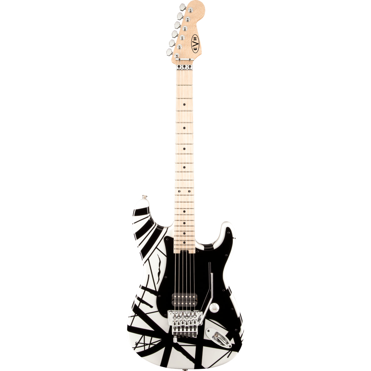 Đàn Guitar Điện EVH Striped Series, White with Black Stripes (Model 5107902576)