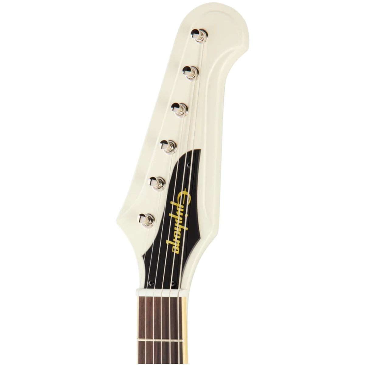Đàn Guitar Điện Epiphone 1963 Firebird V Reissue with Maestro Vibrola Polaris White Left Handed