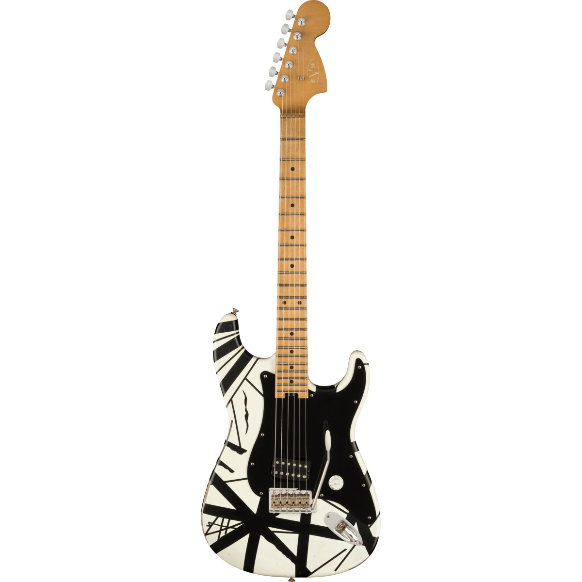 Đàn Guitar Điện Striped Series 78 Eruption, White with Black Stripes Relic