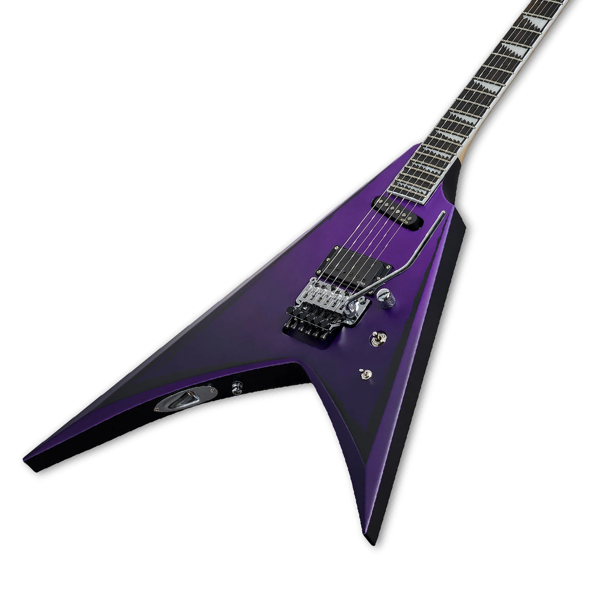 Đàn Guitar Điện ES E-II Alexi Ripped Purple Fade Satin W/Ripped Pinstripes
