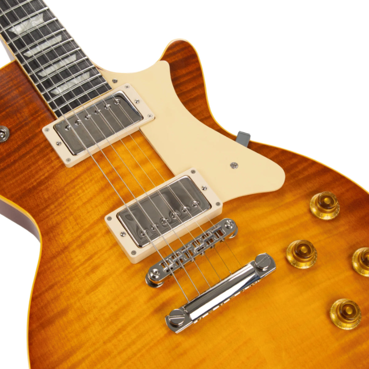 Heritage Custom Shop Core Collection H-150 Electric Guitar with Case, Dirty Lemon Burst

