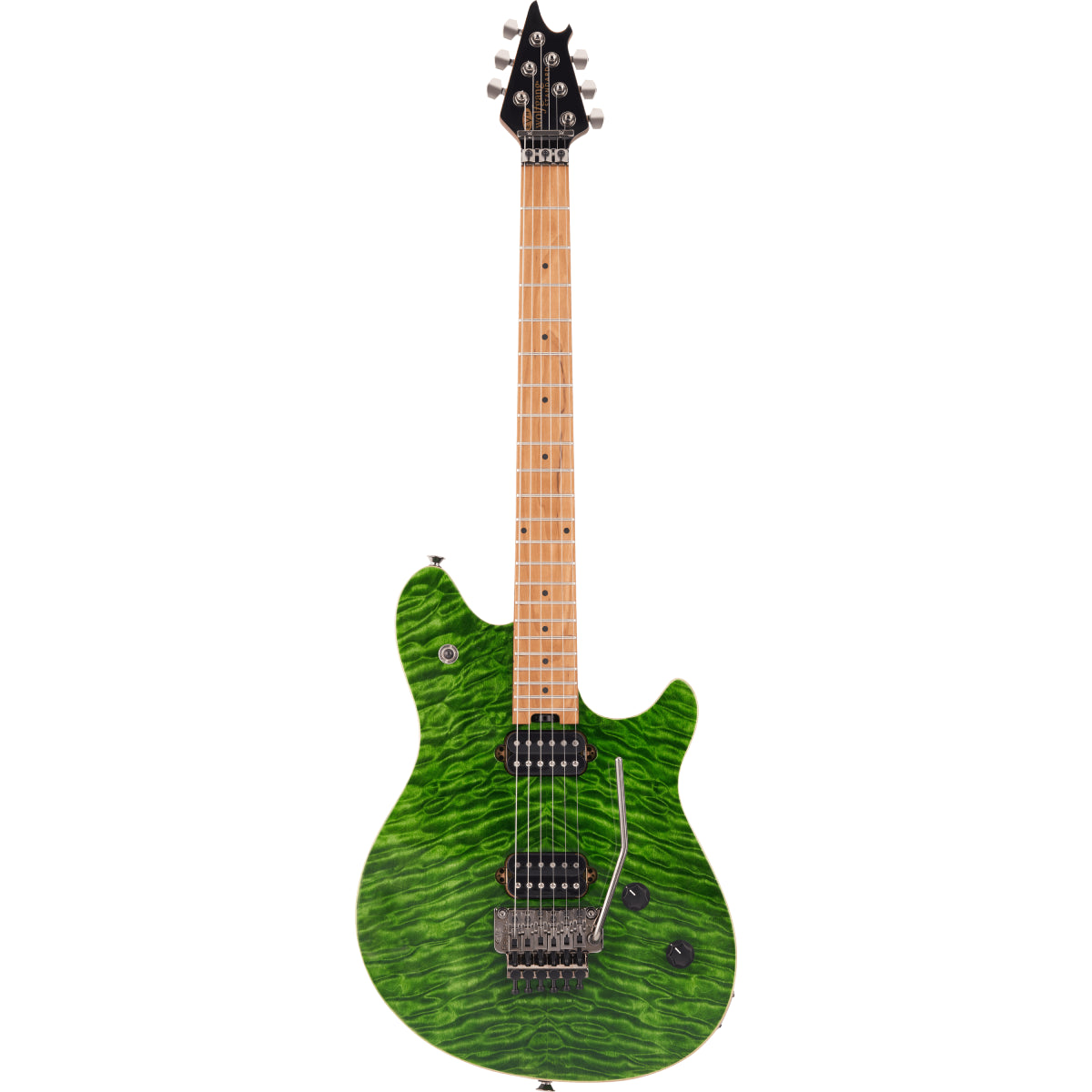 Đàn Guitar Điện EVH Wolfgang WG Standard QM, Baked Maple Fingerboard, Transparent Green