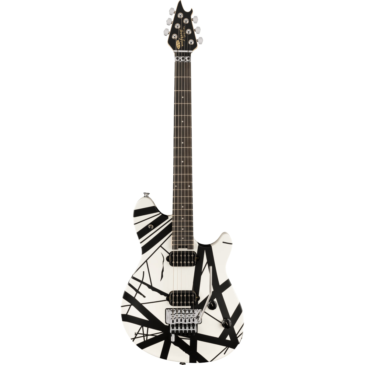 Đàn Guitar Điện EVH Wolfgang Special Striped, Black and White