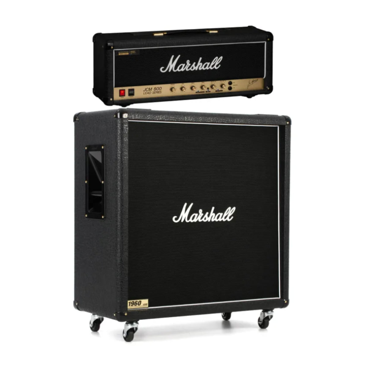 Marshall JCM800 2203X 100-watt Tube Head and 1960B 300-watt 4x12" Angled Cabinet
