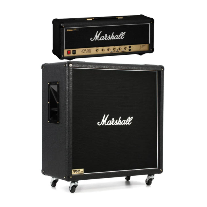 Marshall JCM800 2203X 100-watt Tube Head and 1960B 300-watt 4x12" Angled Cabinet
