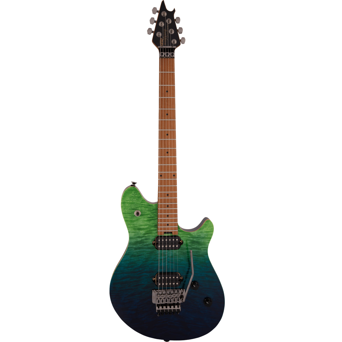 Đàn Guitar Điện EVH Wolfgang WG Standard QM, Baked Maple Fingerboard, Tahiti Night