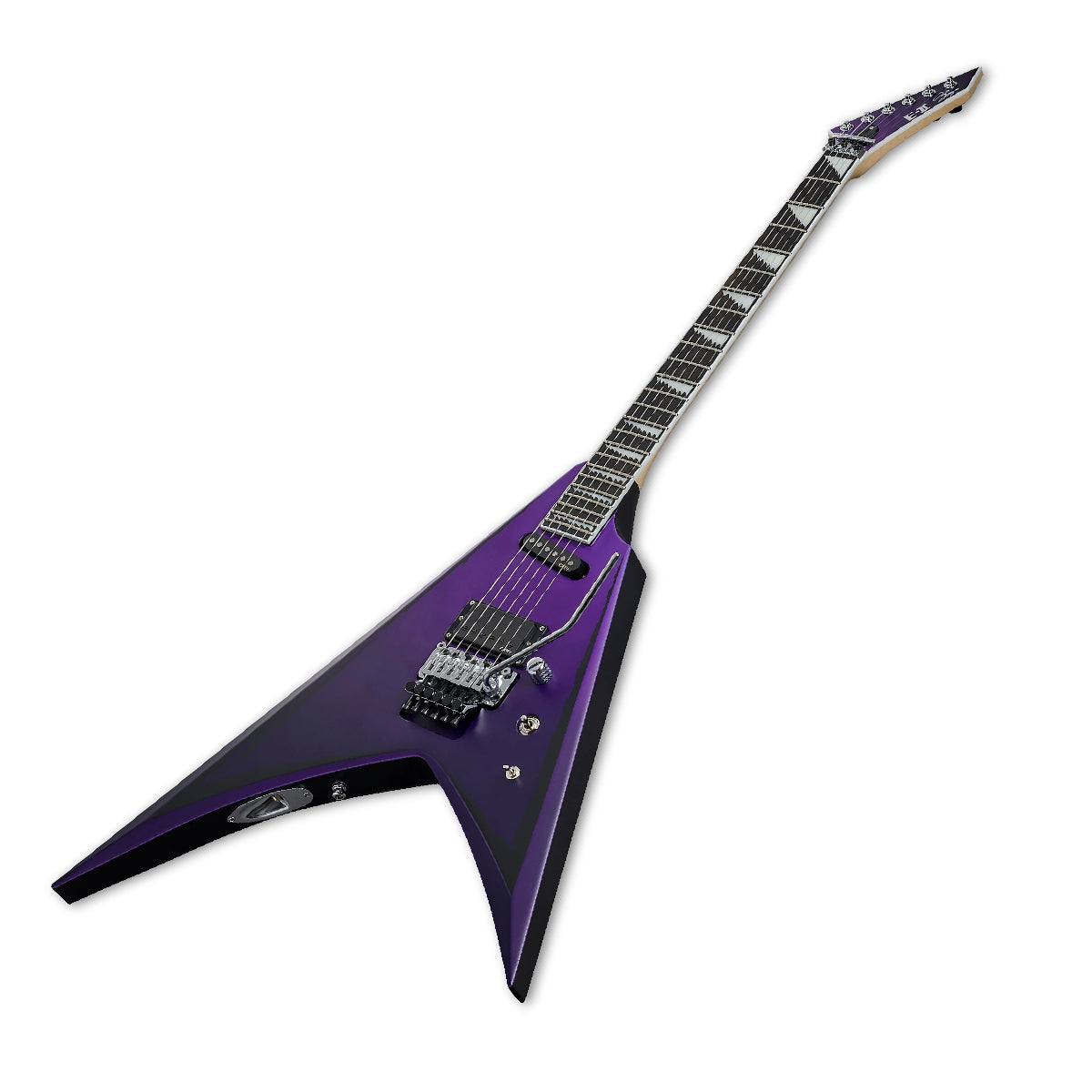 Đàn Guitar Điện ES E-II Alexi Ripped Purple Fade Satin W/Ripped Pinstripes