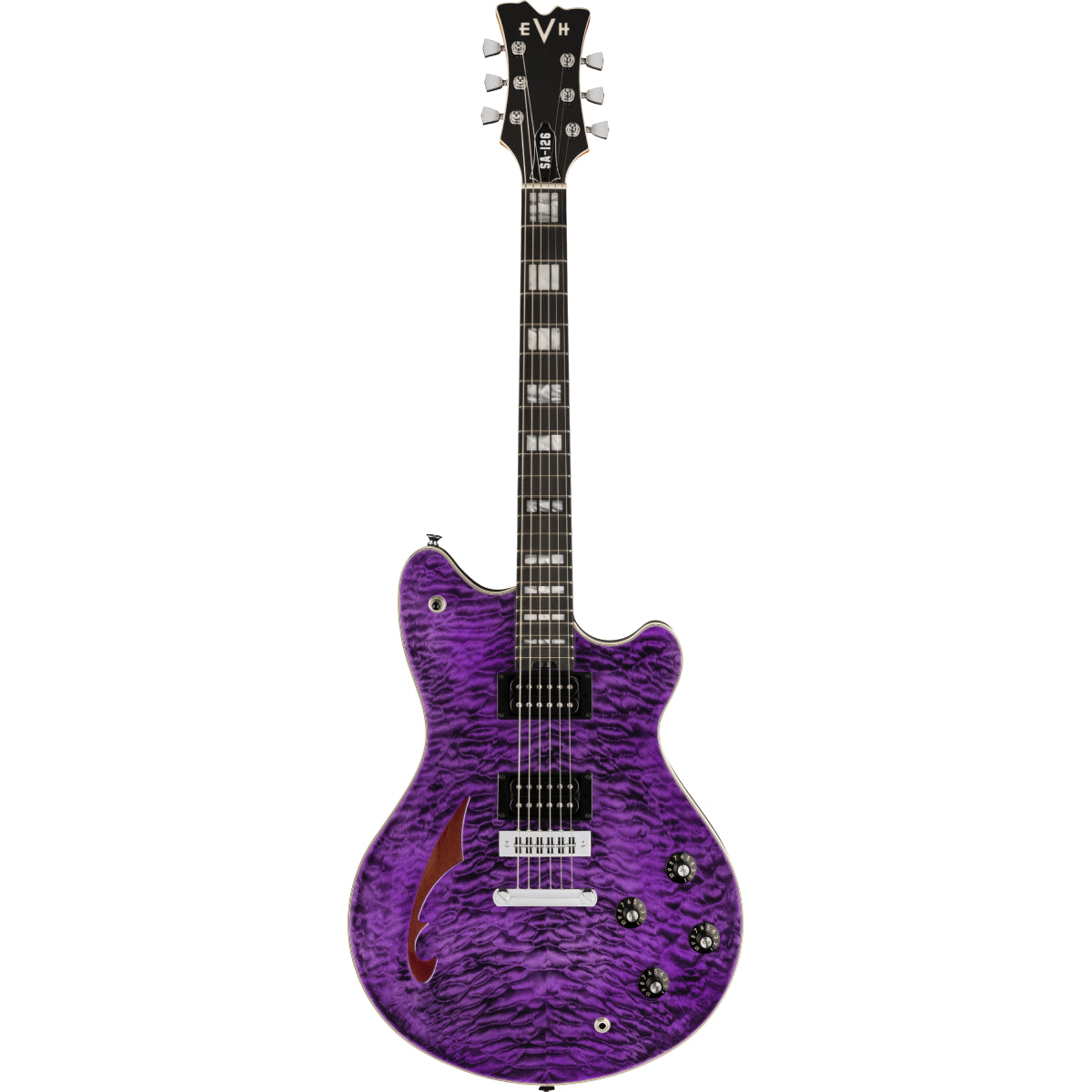 Đàn Guitar Điện EVH SA126 Special QM, Transparent Purple