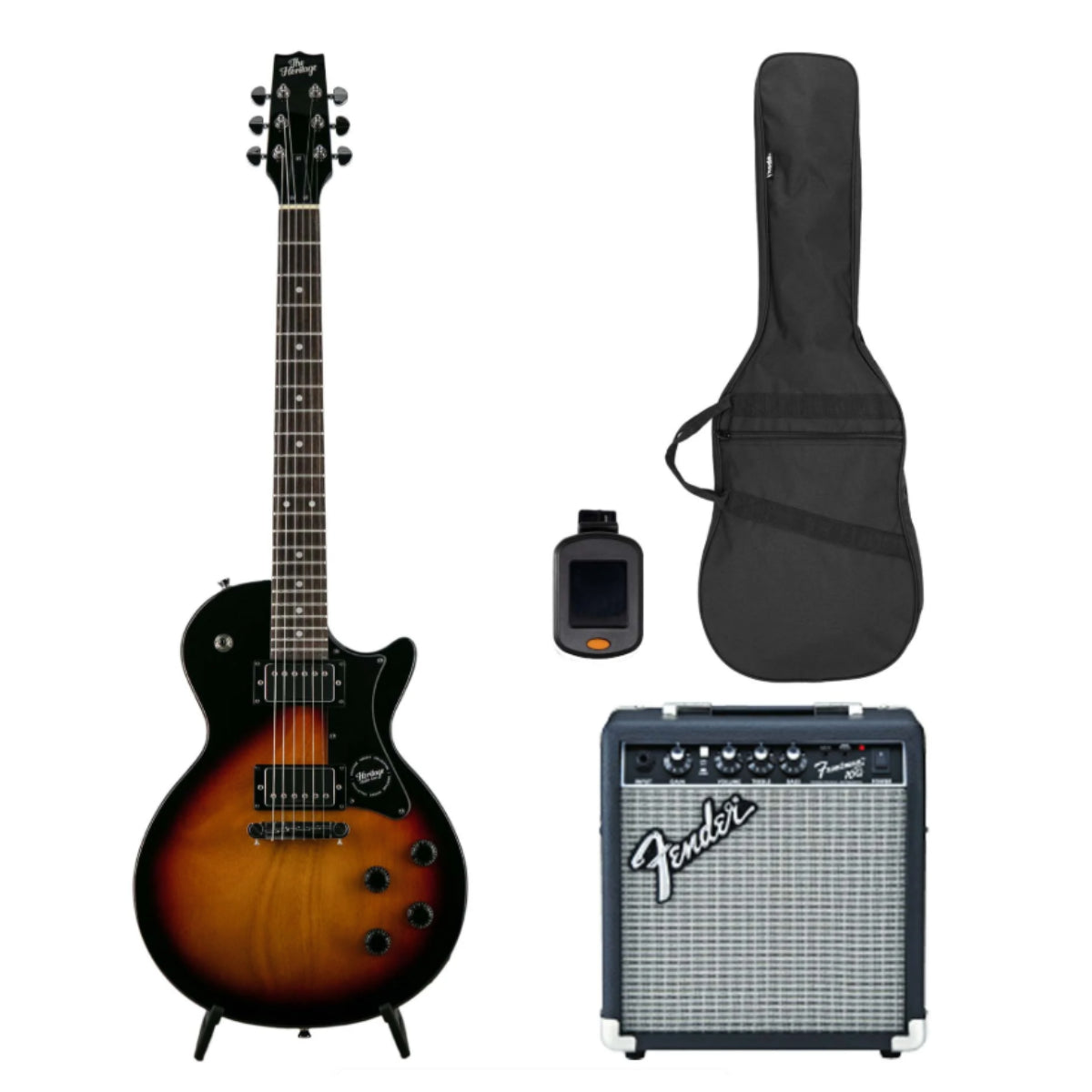 Đàn Guitar Điện Heritage Ascent Collection H137 Humbucker Bundle, Sunburst (VN Exclusive)