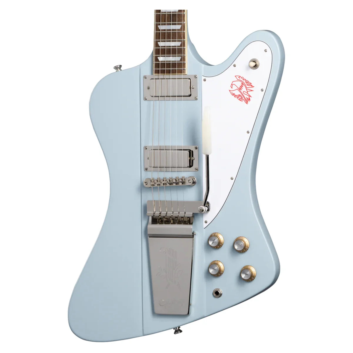 Đàn Guitar Điện Epiphone 1963 Firebird V Exclusive màu Frost Blue