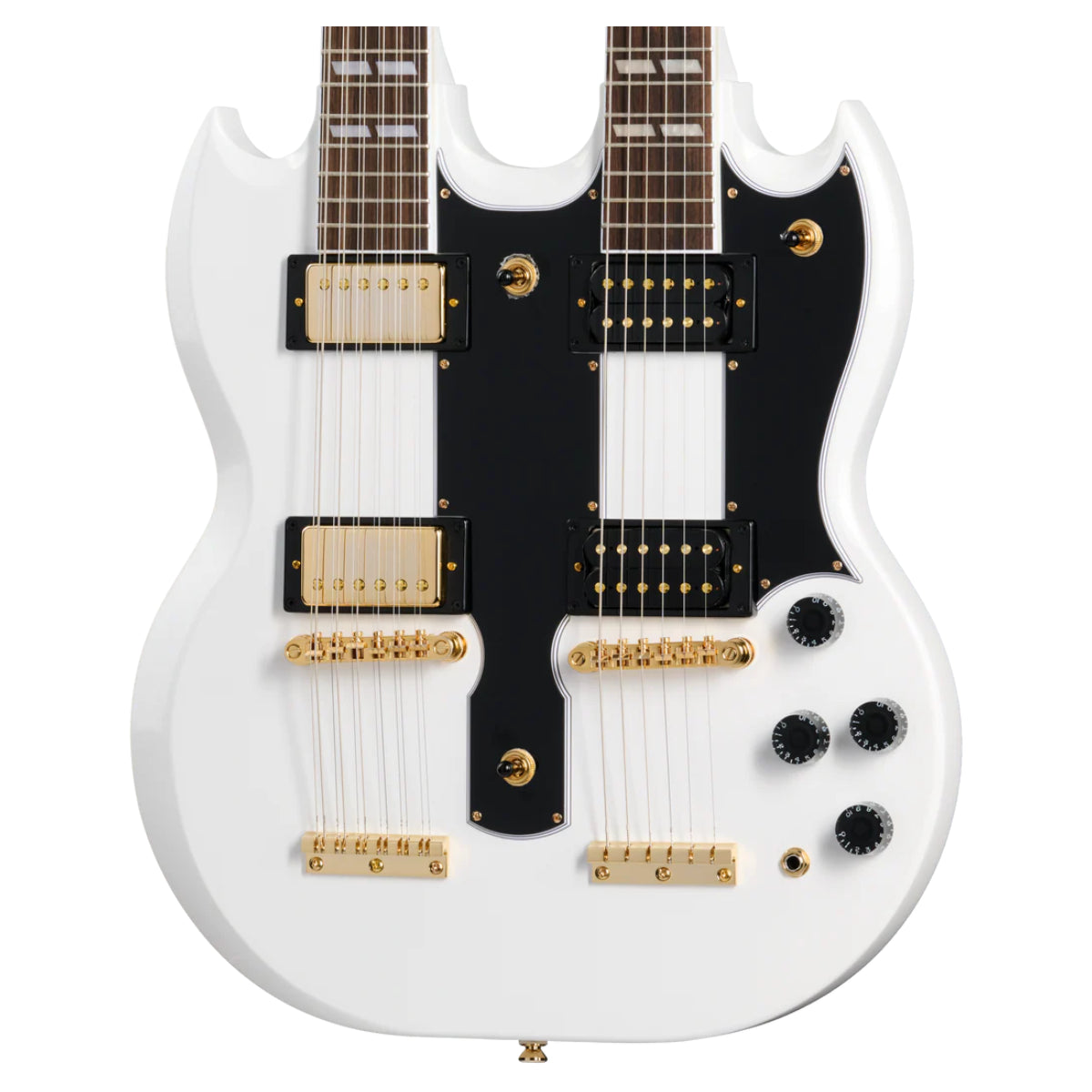 Đàn Guitar Điện Epiphone EDS 1275 Doubleneck Alpine White