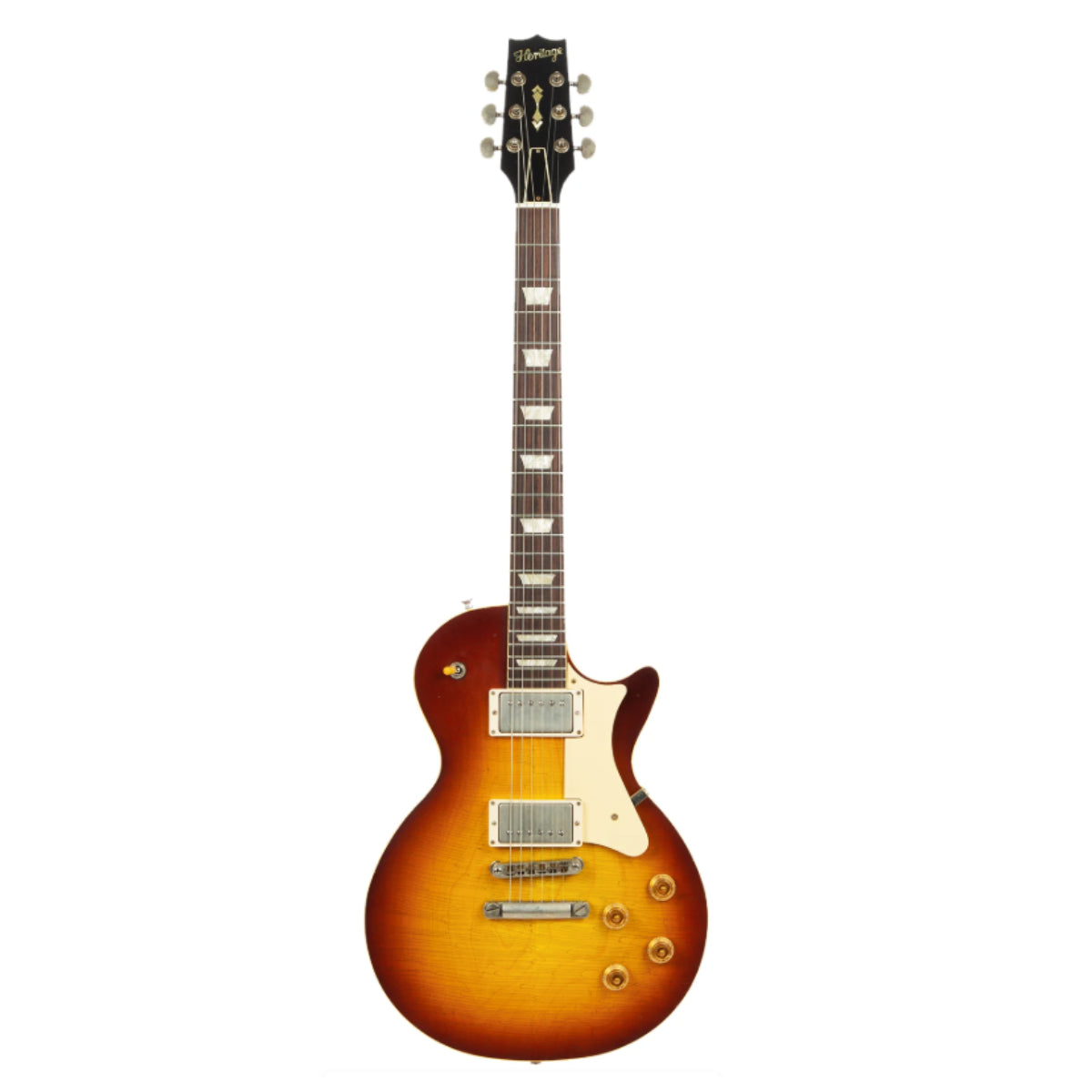 Heritage Custom Shop Core Collection H-150 Plain Top Electric Guitar with Case, Tobacco Sunburst, Artisan Aged

