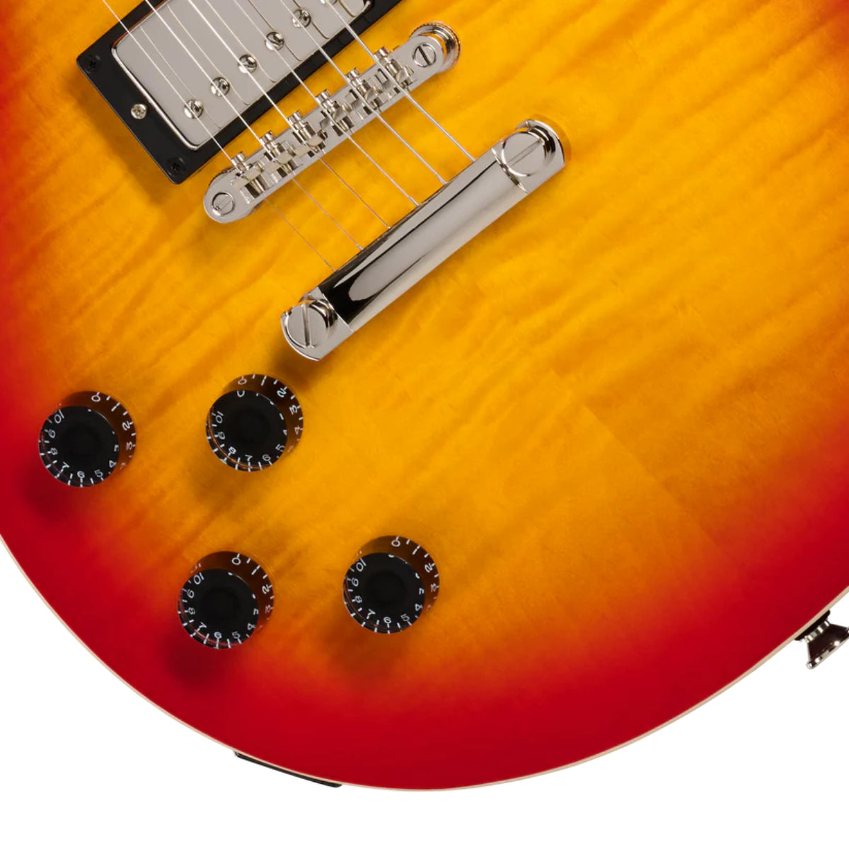 Đàn Guitar Điện Epiphone Les Paul Tribute Plus Heritage Cherry Sunburst Left Handed