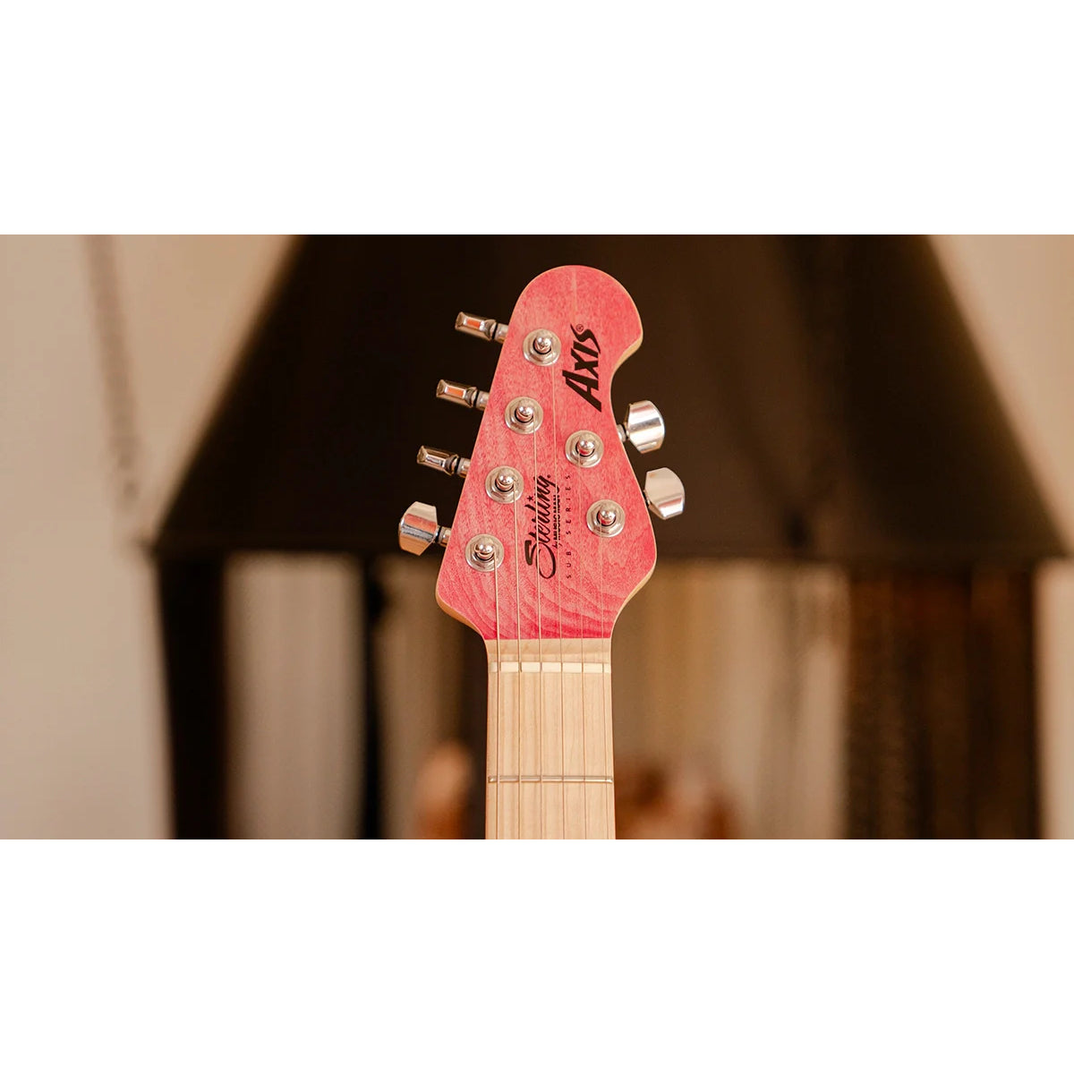 Đàn Guitar Điện Sterling by Music Man AX3FM, Stain Pink