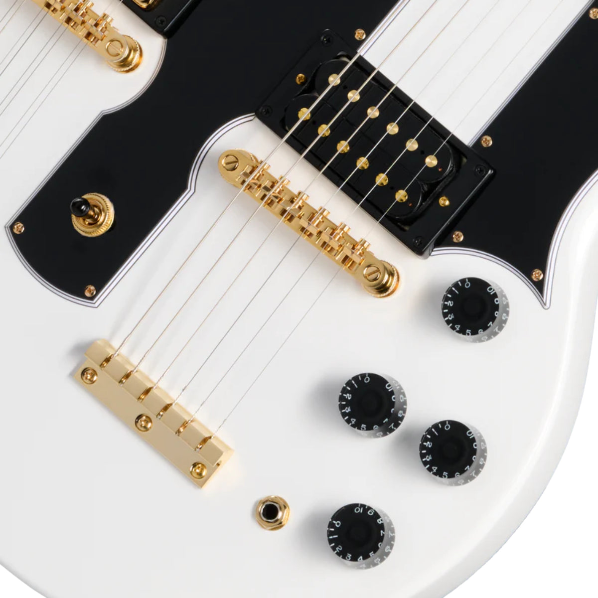 Đàn Guitar Điện Epiphone EDS 1275 Doubleneck Alpine White