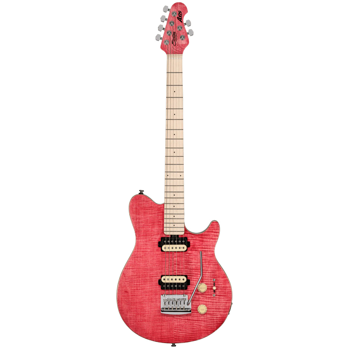 Đàn Guitar Điện Sterling by Music Man AX3FM, Stain Pink