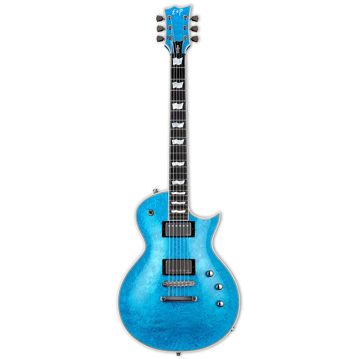 Đàn Guitar Điện ESP Eclipse Custom, Blue Liquid Metal
