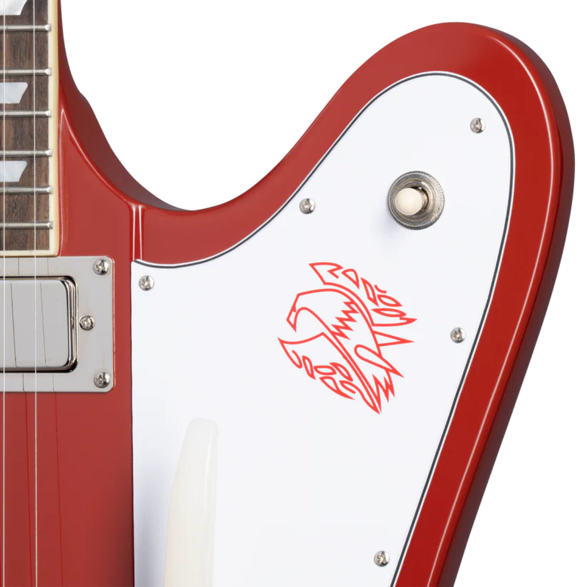 Đàn Guitar Điện Epiphone 1963 Firebird V Ember Red