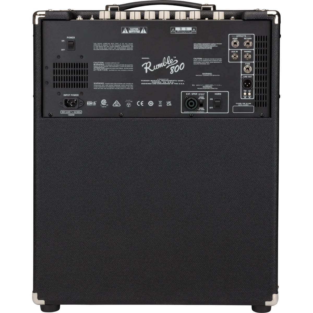 Amplifier Fender Rumble 800 Combo