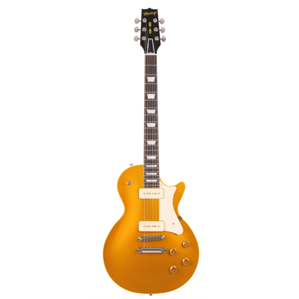 Heritage Custom Shop Core Collection H-150 P90 Electric Guitar with Case, Gold Top

