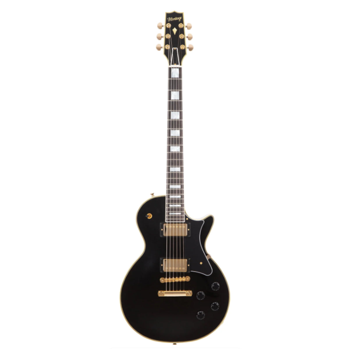Heritage Custom Shop Core Collection H-157 Mahogany Top Electric Guitar, Ebony

