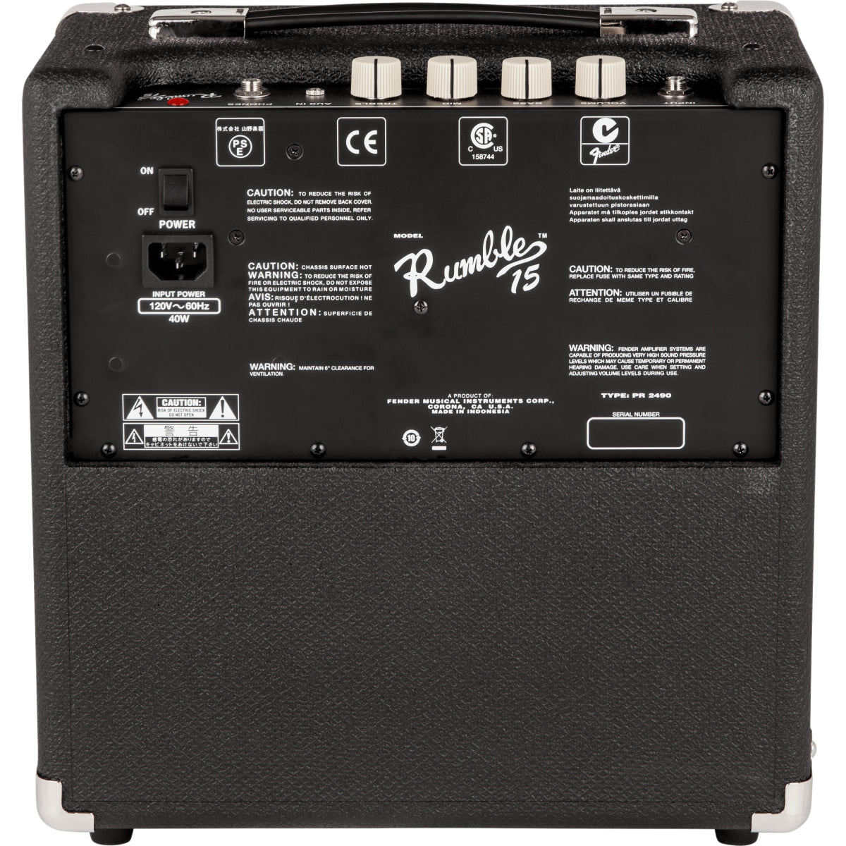 Amplifier Fender Rumble 15