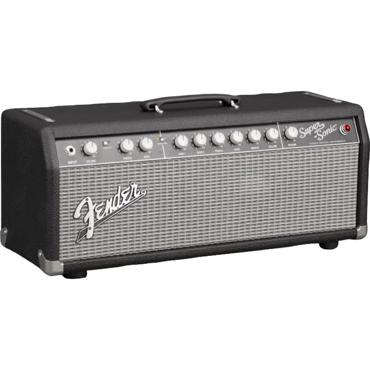 Amplifier Fender Super-Sonic 22 Head, Black and Silver 