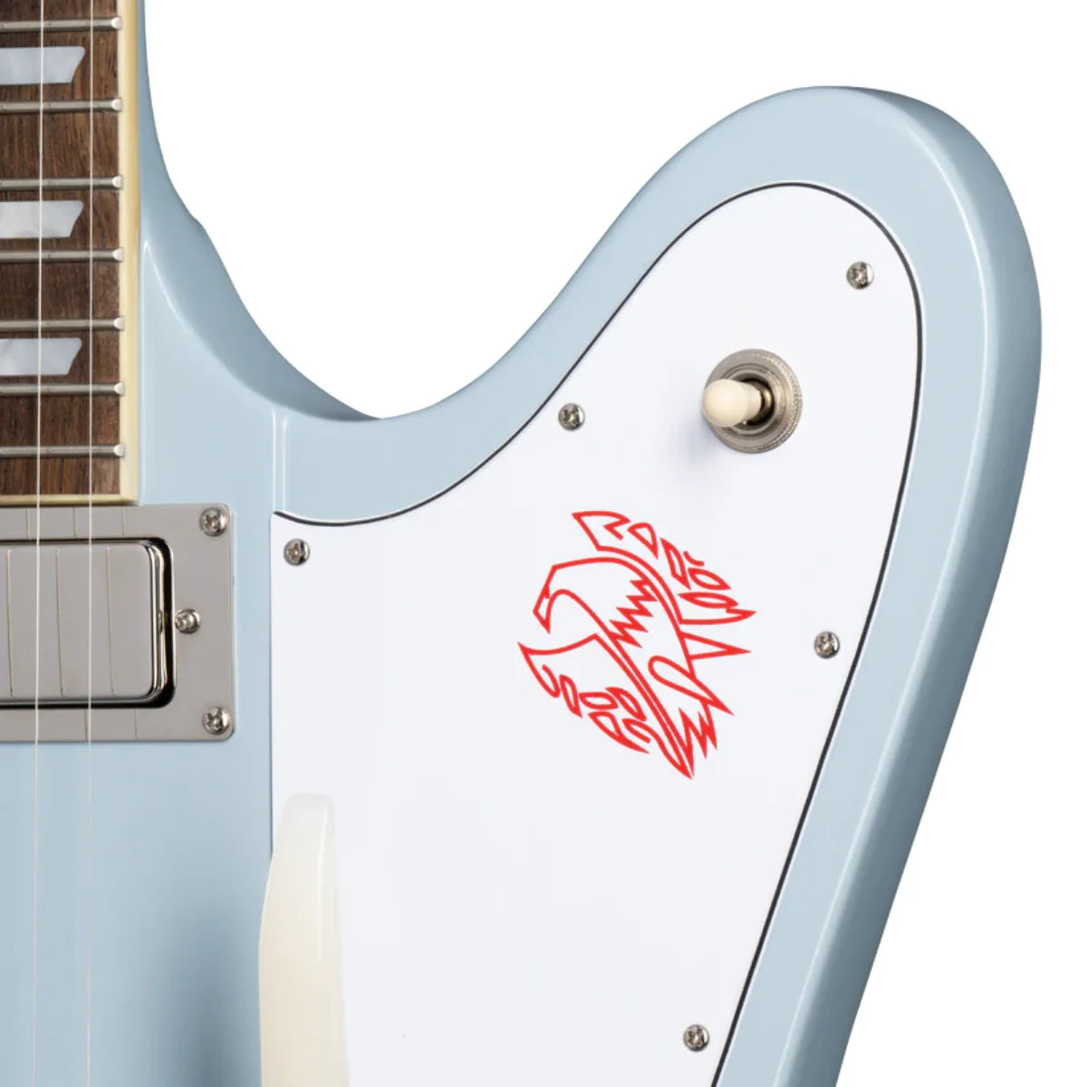 Đàn Guitar Điện Epiphone 1963 Firebird V Exclusive màu Frost Blue